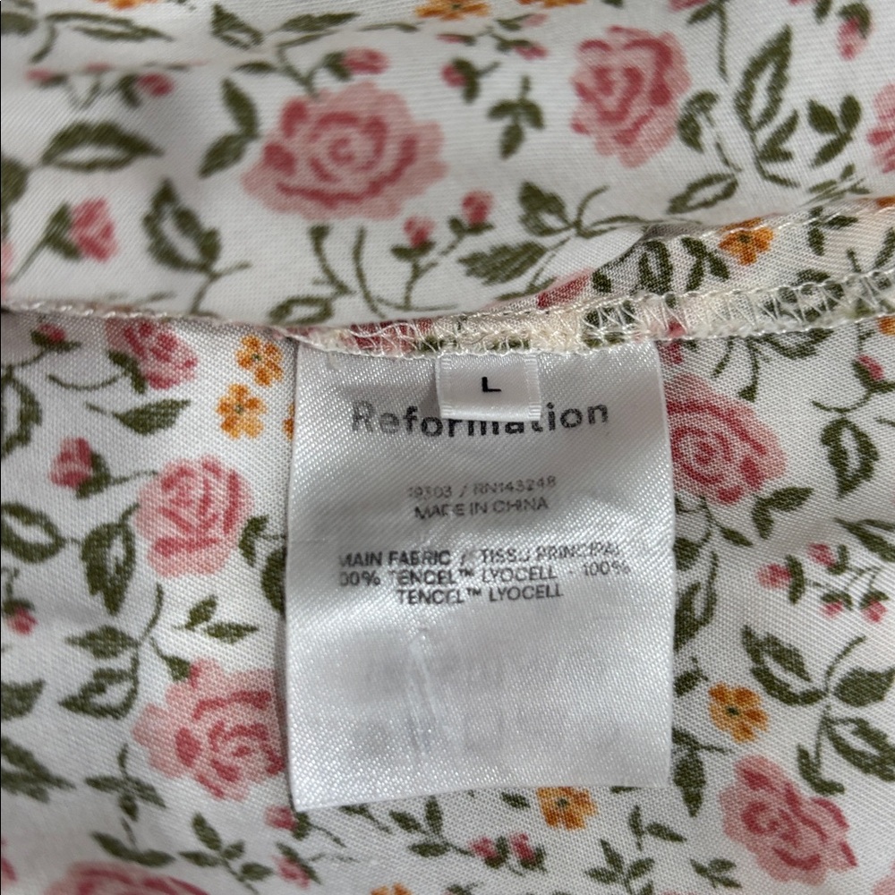 Reformation Multicolor Floral Maxi Dress Size :L - Picture 12 of 12